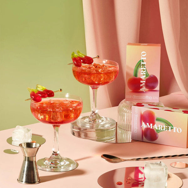 Vesper Bites Amaretto Cherry Cocktail Gummies