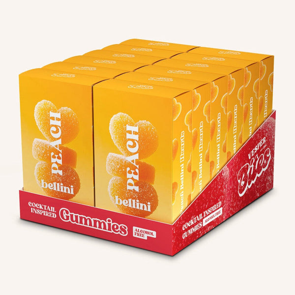 Vesper Bites Peach Bellini Cocktail Gummies