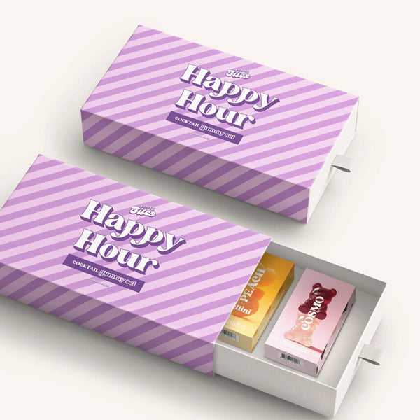 Vesper Bites Happy Hour Cocktail Gummies Gift Box