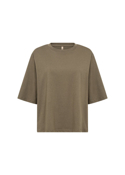 Soyaconcept 'Derby' Round Neck Relaxed T-Shirt - Grape Leaf