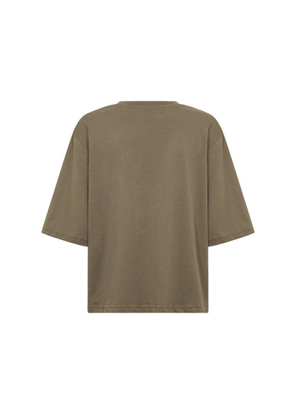 Soyaconcept 'Derby' Round Neck Relaxed T-Shirt - Grape Leaf