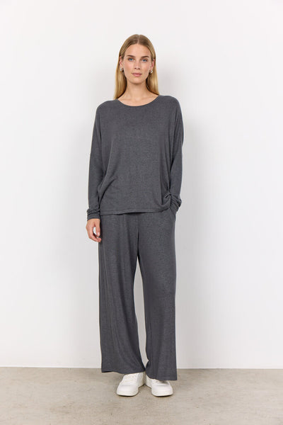 Soyaconcept 'Biara 1' Long Sleeve Top - Dark Earth