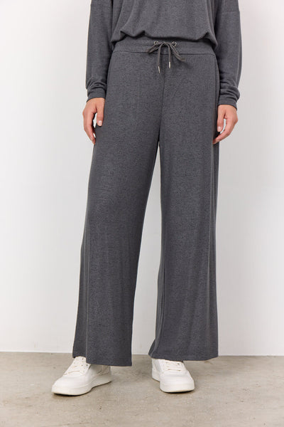 Soyaconcept 'Biara 74' Wide Leg Pants - Dark Earth