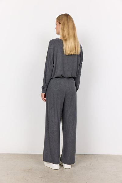 Soyaconcept 'Biara 74' Wide Leg Pants - Dark Earth