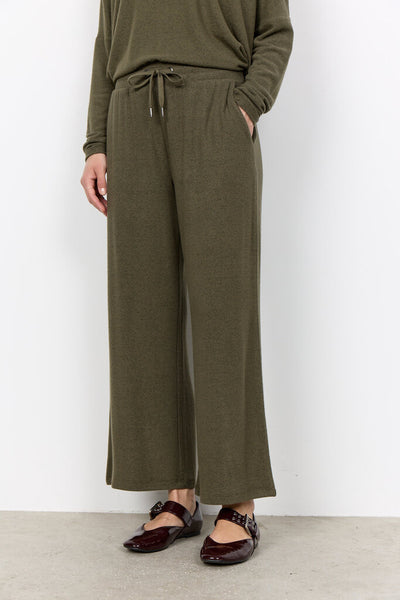 Soyaconcept 'Biara 74' Wide Leg Pants - Grape Leaf