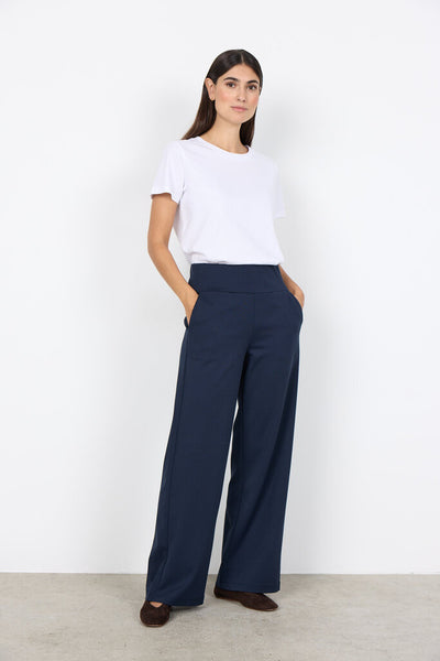 Soyaconcept 'Siham 48' Wide Leg Pants - Navy