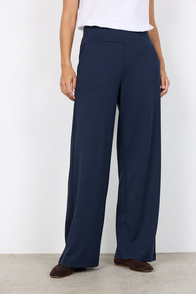 Soyaconcept 'Siham 48' Wide Leg Pants - Navy