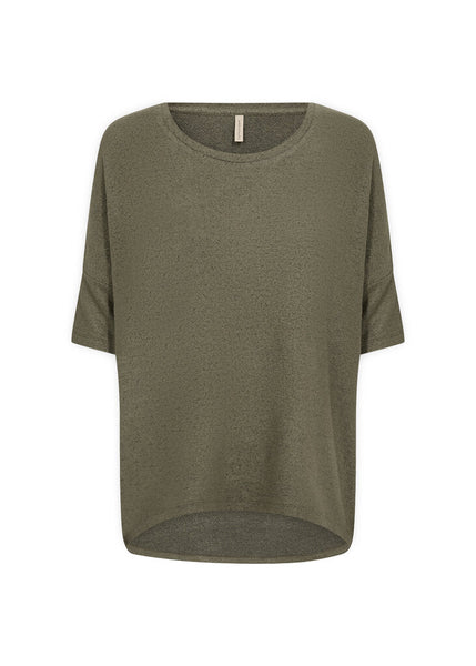 Soyaconcept 'Biara 96' Short Sleeve Top - Grape Leaf
