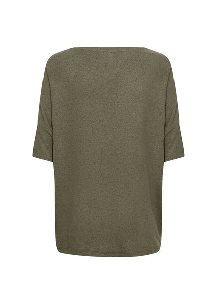 Soyaconcept 'Biara 96' Short Sleeve Top - Grape Leaf