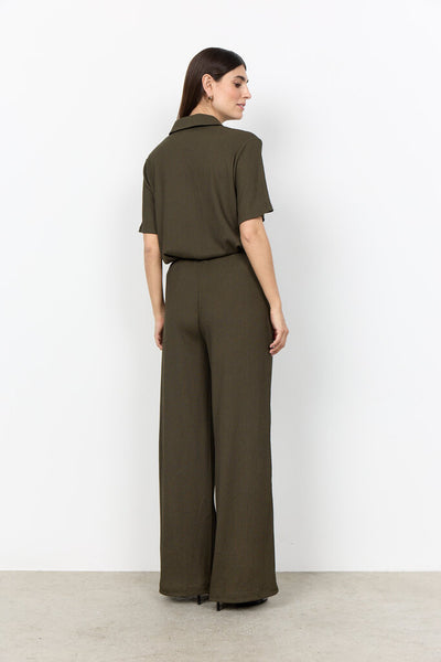 Soyaconcept 'Delal 4' Textured Wide Leg Pant