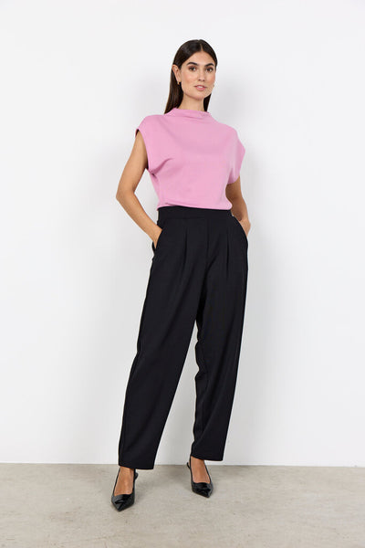 Soyaconcept 'Banu 314' High Neck Sleeveless Top - Mauve Orchid