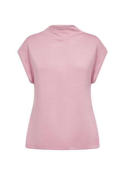Soyaconcept 'Banu 314' High Neck Sleeveless Top - Mauve Orchid