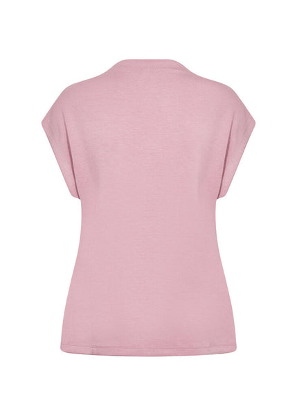 Soyaconcept 'Banu 314' High Neck Sleeveless Top - Mauve Orchid
