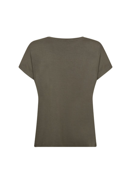 Soyaconcept 'Marica 32' V-Neck Tee - Grape Leaf
