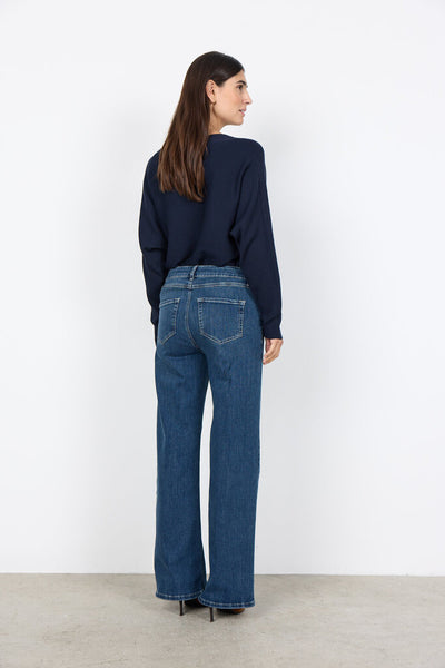 Soyaconcept 'Dollie 663' Boatneck Sweater - Navy