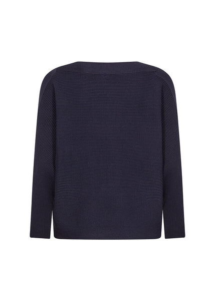 Soyaconcept 'Dollie 663' Boatneck Sweater - Navy