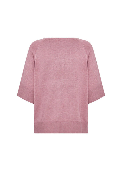 Soyaconcept 'Dollie 791' Pullover Short Sleeve Sweater - Mauve Orchid
