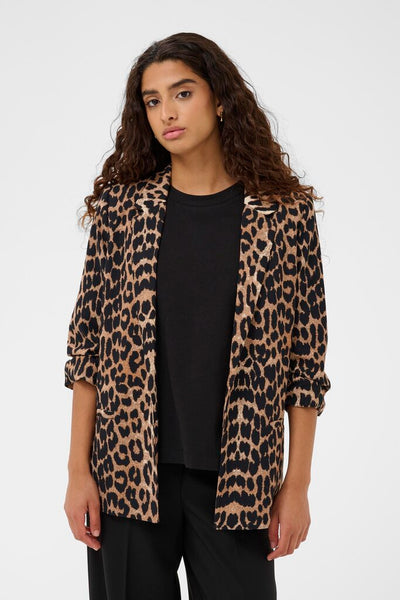 Soaked in Luxury 'Shirley' Blazer - Leopard Print