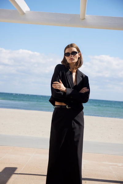 Soaked in Luxury 'Corinne' Cropped Blazer