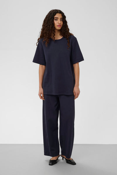 Soaked in Luxury 'Hevanne' Cotton Knit Barrel Pants