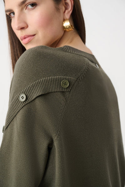 Joseph Ribkoff 263935 Tulip Sleeve Sweater - Avocado