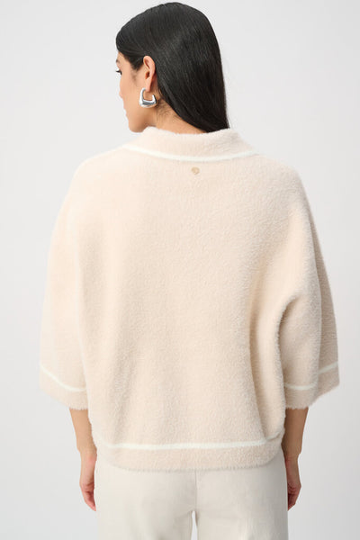 Joseph Ribkoff 263950 Feather Yarn Knit Jacket