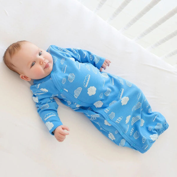 Parade Organics Cotton Baby Gown - Cloud
