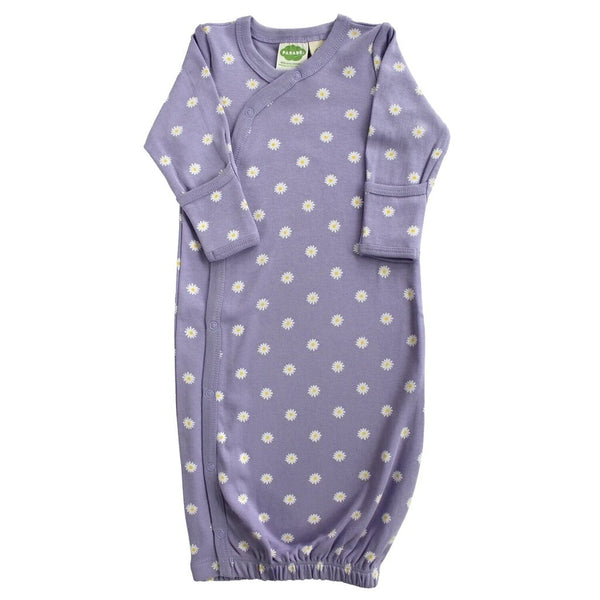 Parade Organics Cotton Baby Gown - Daisies