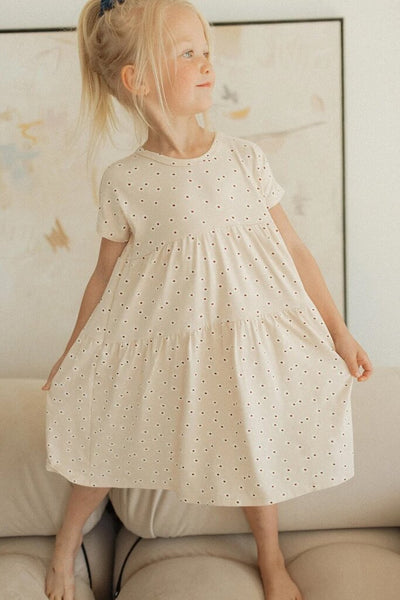 Jax + Lennon Kids Double Ruffle Dress