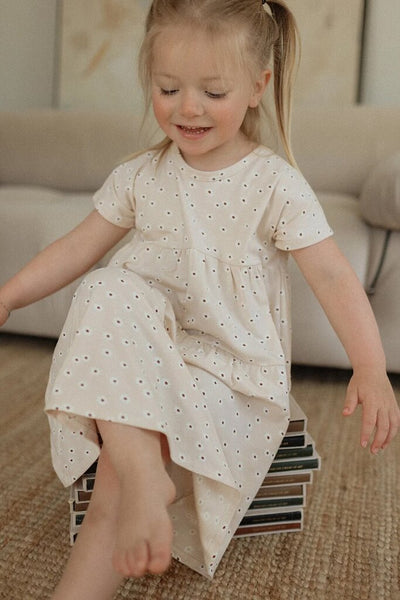 Jax + Lennon Kids Double Ruffle Dress