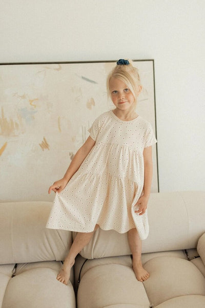 Jax + Lennon Kids Double Ruffle Dress