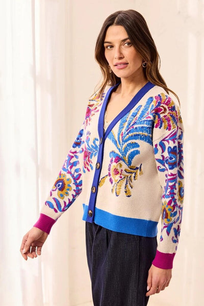 Tribal 'Chantilly' Jacquard Cardigan