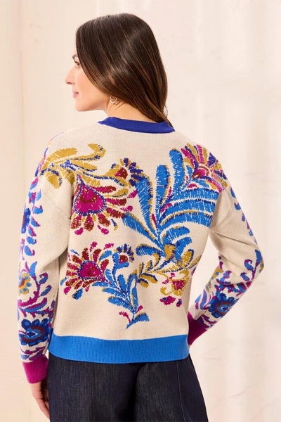 Tribal 'Chantilly' Jacquard Cardigan