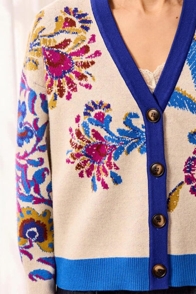 Tribal 'Chantilly' Jacquard Cardigan