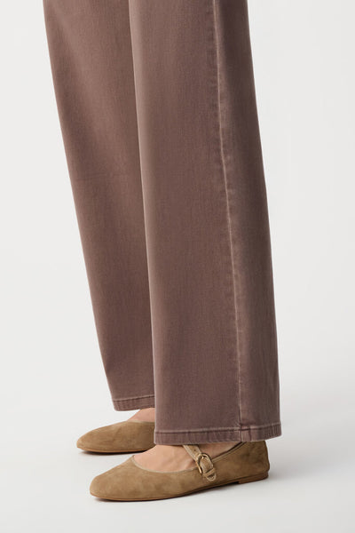 Joseph Ribkoff 'Goldie' Classic Wide-Leg Stretch Jeans - Mink