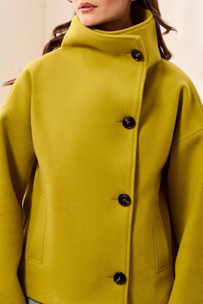 Tribal Lofty Knit Funnel Neck Jacket - Equinox