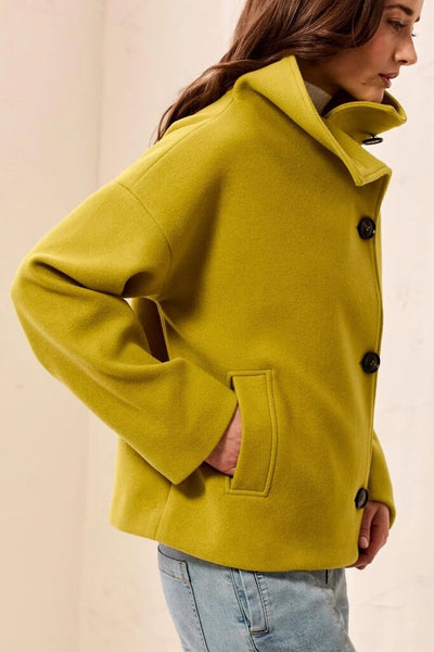 Tribal Lofty Knit Funnel Neck Jacket - Equinox