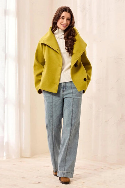 Tribal Lofty Knit Funnel Neck Jacket - Equinox