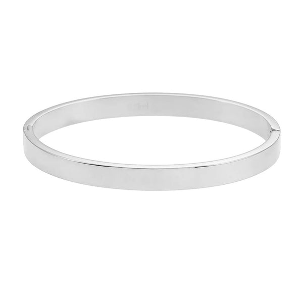 Hackney Nine 'Attili' Band Bangle Bracelet - Silver