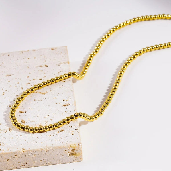 Hackney Nine 'Rikko' Ball-Beads Contemporary Chain Necklace