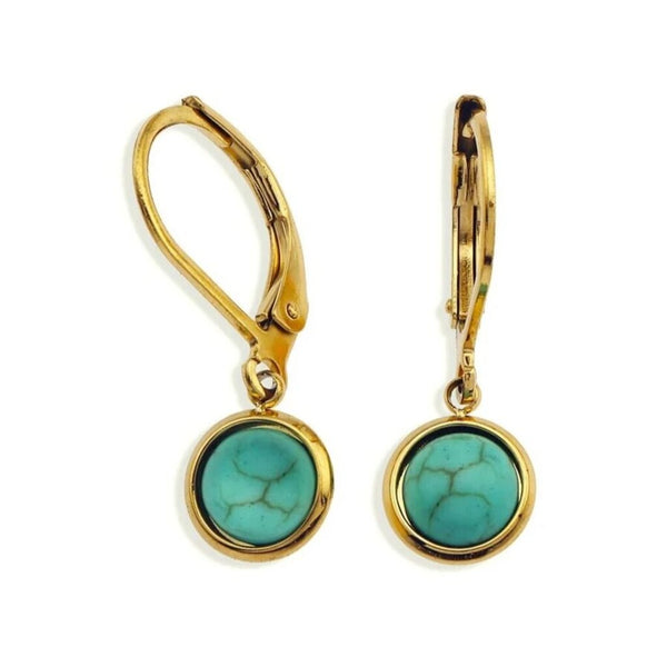 Hackney Nine 'Taylor' Turquoise Stone Dangle Earrings