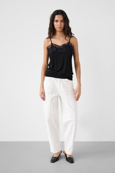 Soaked in Luxury 'Clara' Black Singlet Top