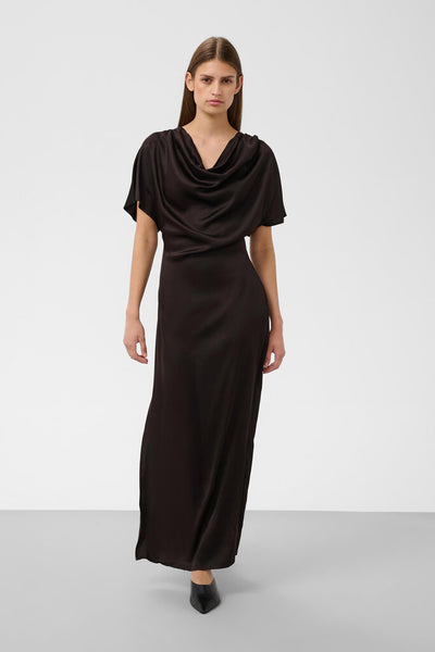 Soaked in Luxury 'Evilia' Satin Maxi Dress