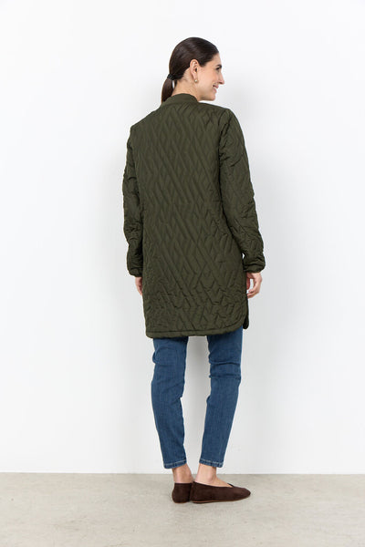 Soyaconcept 'Fenya 10' Quilted Jacket - Forest Night
