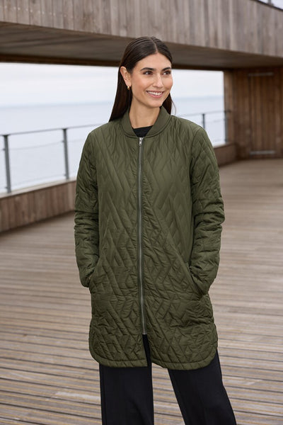 Soyaconcept 'Fenya 10' Quilted Jacket - Forest Night