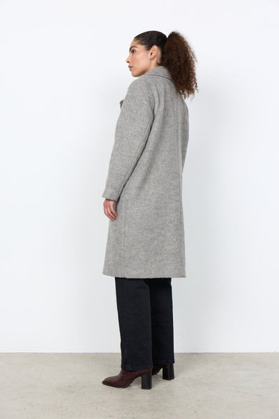 Soyaconcept 'Garbie 2' Wool Blend Double Breasted Coat