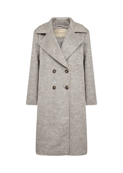 Soyaconcept 'Garbie 2' Wool Blend Double Breasted Coat