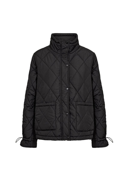 Soyaconcept 'Fenya 80' Quilted Short Jacket - Black