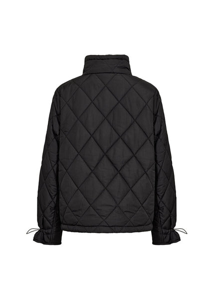 Soyaconcept 'Fenya 80' Quilted Short Jacket - Black