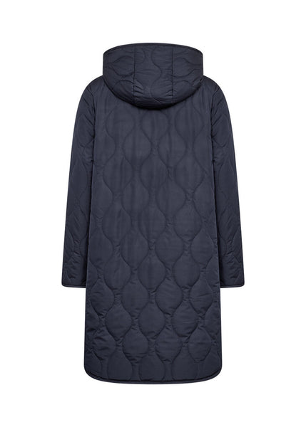 Soyaconcept 'Gela 3' Quilted/Teddy Fabric Reversible Coat
